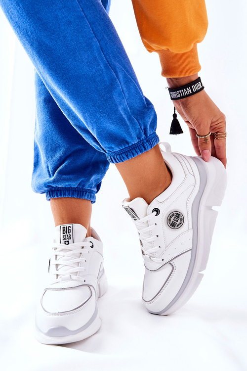 Sportovní Obuv Na Platformě Big Star II274314 Bile