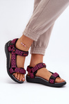 Dámské sandály Lee Cooper LCW-24-34-2608 Fuksie