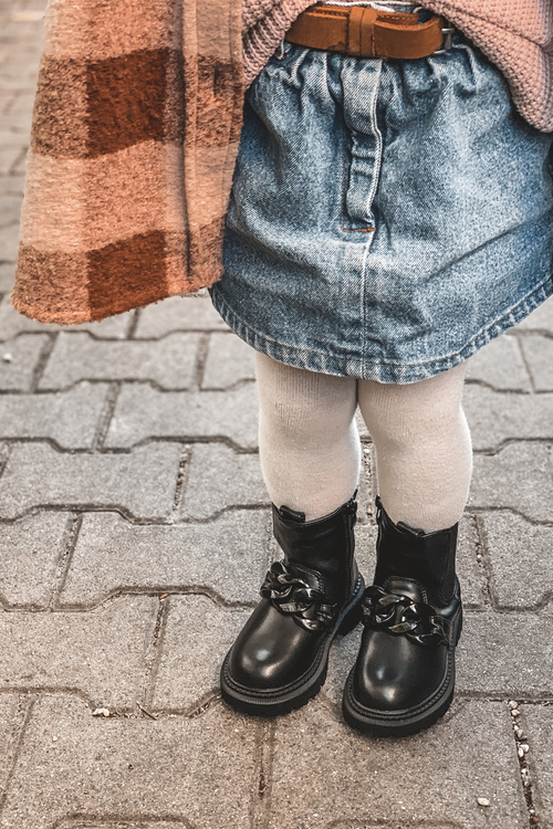 Izolované topánky pre deti Hinea Black Chain