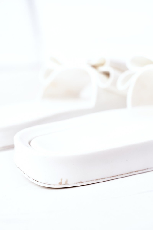 Gumové žabky s bielym aprílom