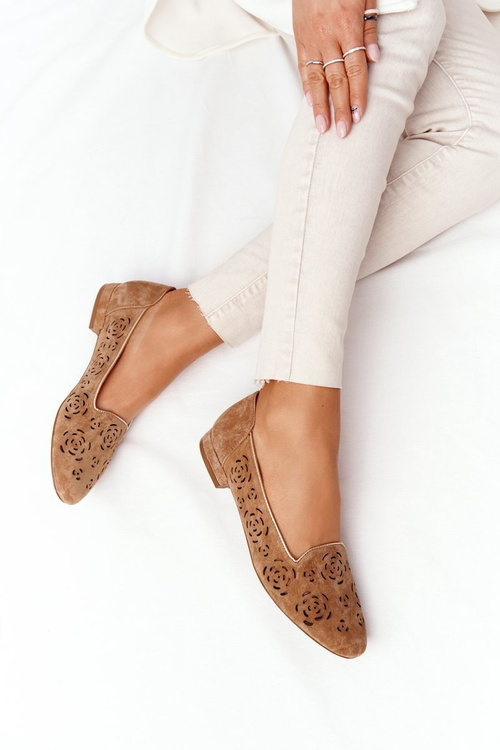Prolamované Mokasíny Sergio Leone BL627 Camel