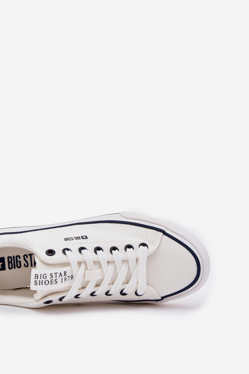 Nízké Pánské Tenisky Big Star NN174017 Bílé