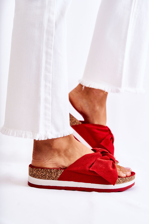 Nazouváky Na Platformě Cervene So Comfy