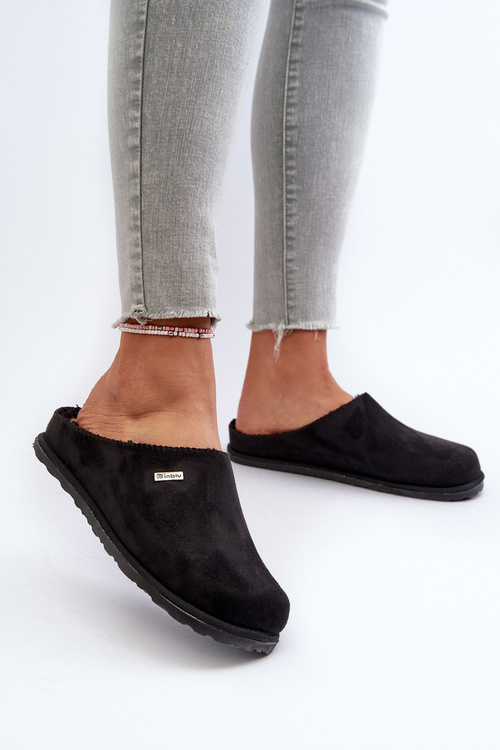 Domácí zateplené pantofle Inblu CS-34-014 Černé