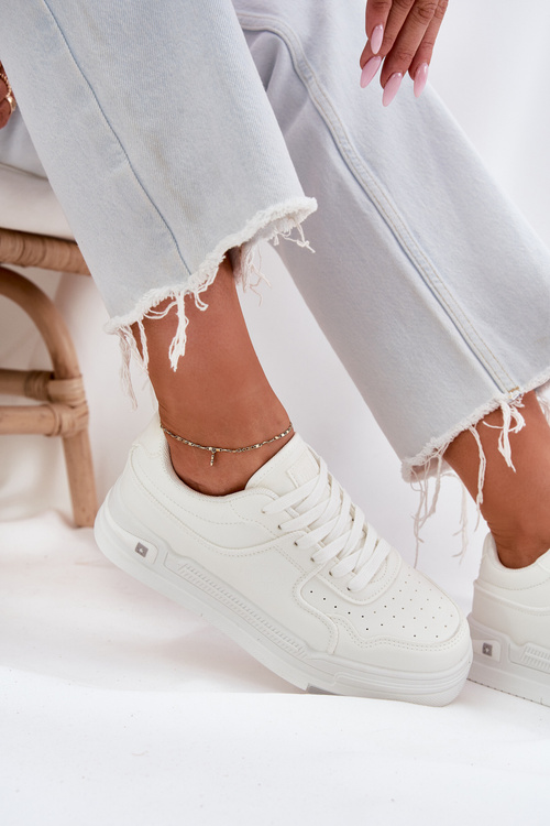 Nízké dámské sneakersy Big Star RR274A310 HI-POLY SYSTEM Bílé