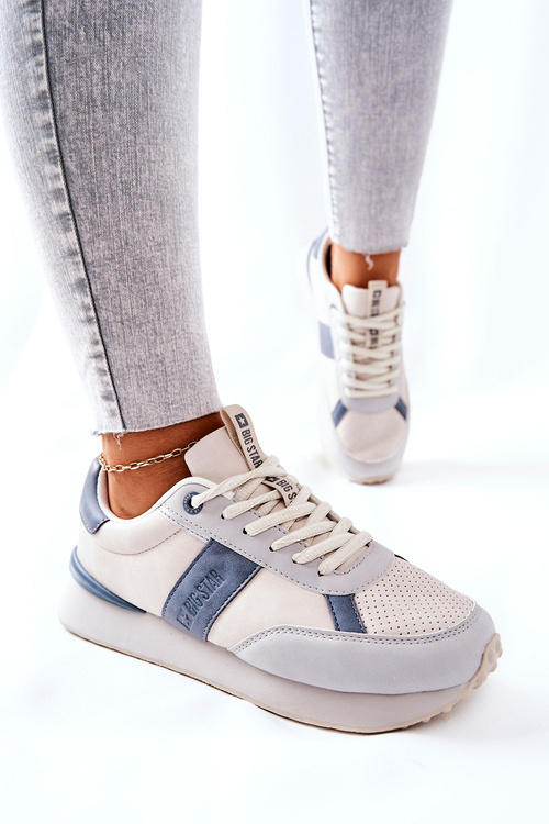 Sportovní obuv Memory Foam Big Star II274397 Šedomodrá