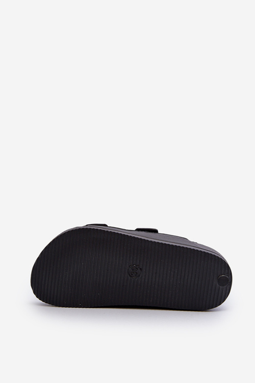 Ľahké detské sandále s pripevnením BIG STAR NN374541 Čierne