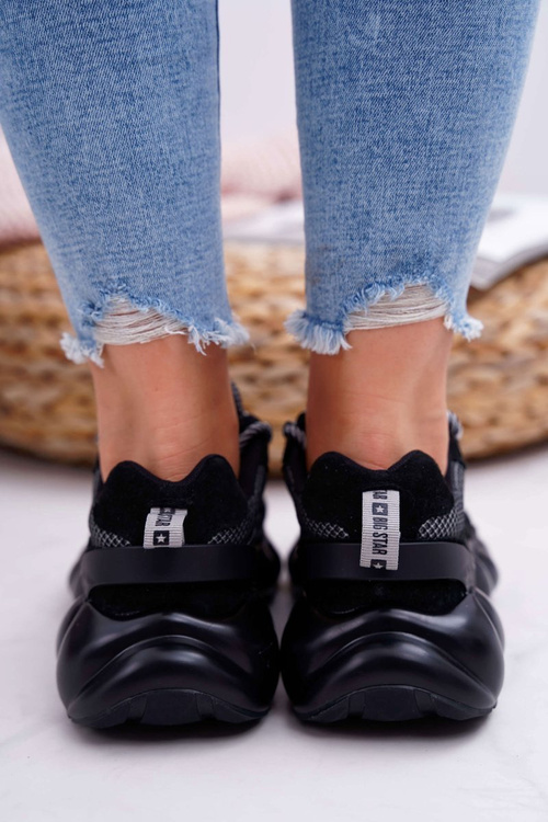 Dámske športové topánky Veľká hviezda od Daniela Lopeza Black and Grey FF274A553