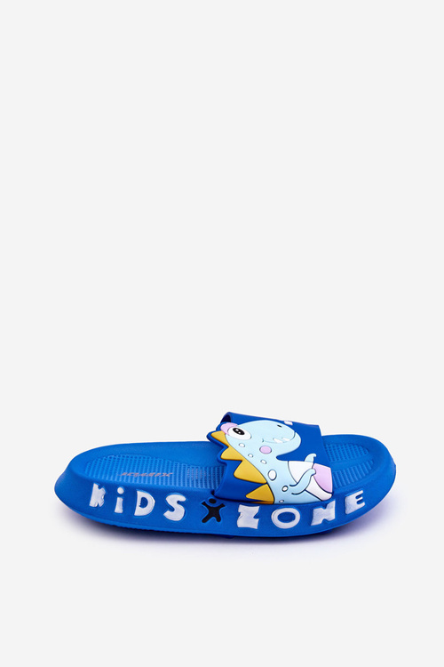 Dětské pěnové pantofle Dinosaur Blue Dario