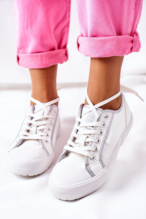 Dámske kožené tenisky Big Star II274055 biela