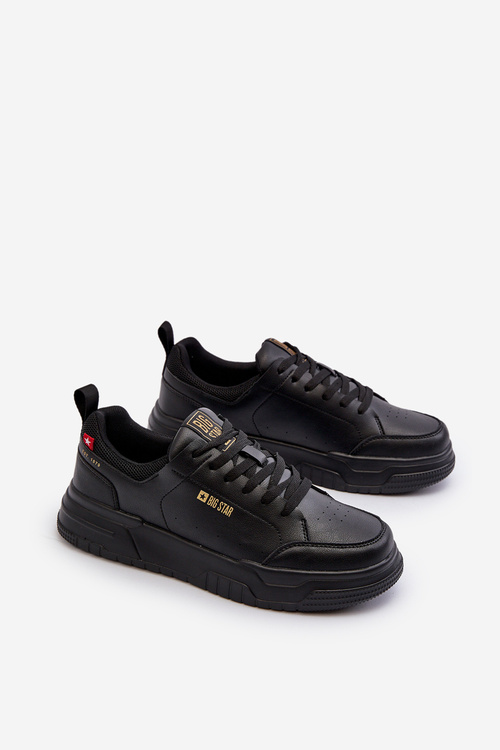 Pánske tenisky s pamäťovou penou Memory Foam System Big Star NN174148 Čierna