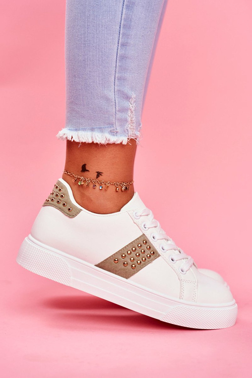 Dámská Sportovní Obuv Bílo-zelená Bands