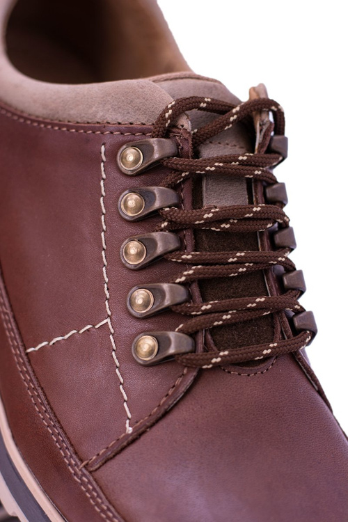 Pánske hnedé topánky vonkajšie ivar