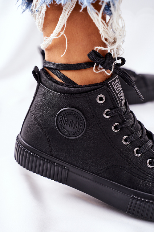 Vysoké Izolované Tenisky Big Star II274157 Černé