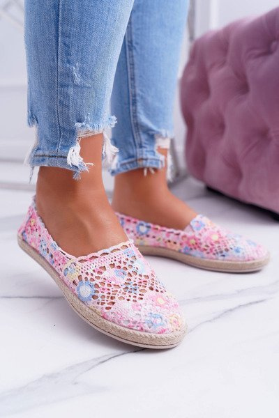 růžové espadrilky Dámské tenisky Forga