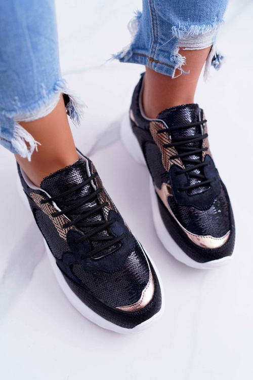 Dámske športové topánky čierne Rendy