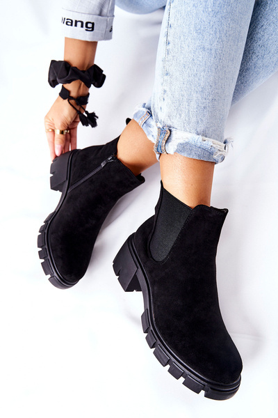 Izolované vysoké podpätky čierna šialená