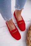 Red Moccasins Red Moccasins Red Suede Sonnero