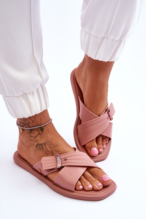 Voňavé veganské pantofle ZAXY JJ285216 Nude