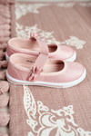 Ružové tenisky pre deti ballerinas