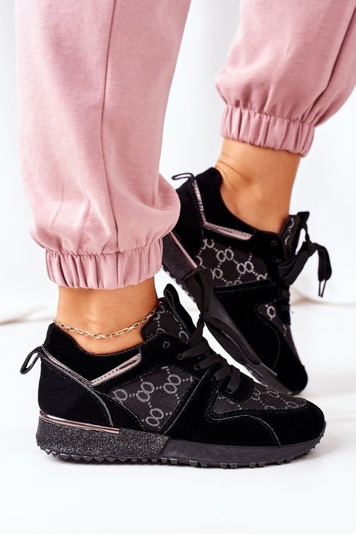 Tenisky čierne a strieborné aruba