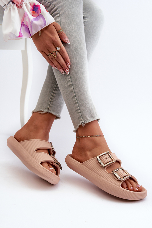 Lehké Dámské Žabky ZAXY LL285087 Beige