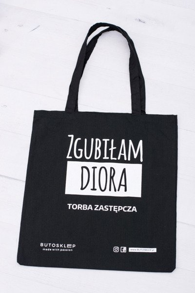 Black Canvas Bag I lost Dior