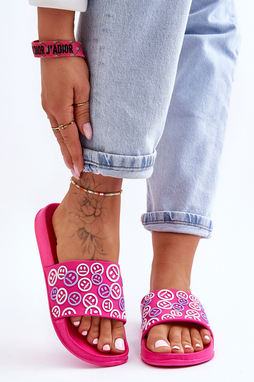 Dámské pantofle S Emotikony Fuchsie Cosette