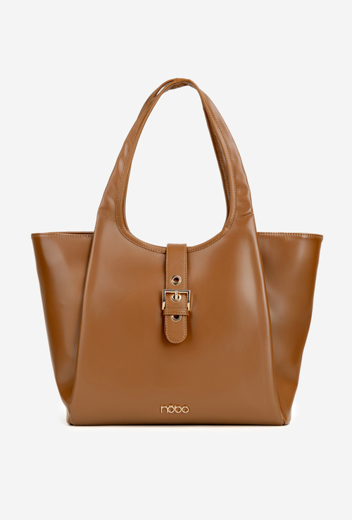 Nakupovacia kabelka s prackou NOBO BAG6010-017 Svetlo hnedá