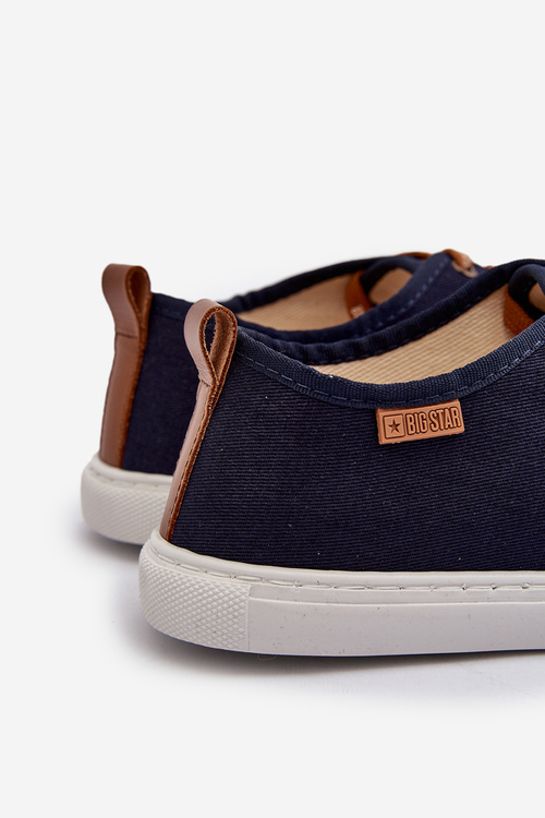 Pánske tenisky Big Star NN176002 s pamäťovou penou Memory Foam systém tmavomodré