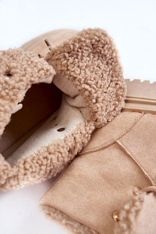 Dámské semišové boty Béžové Bellita