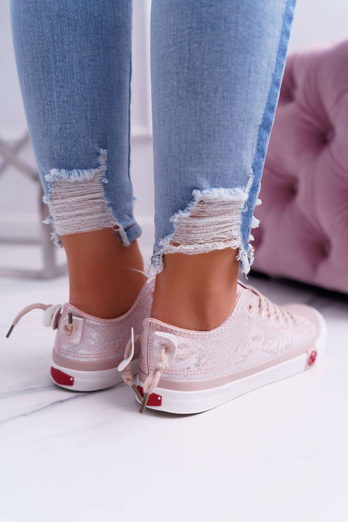 Dámské tenisky Cross Jeans růžové DD2R4058