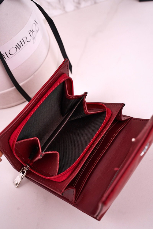 Malá dámska peňaženka Podkówka Milano Red