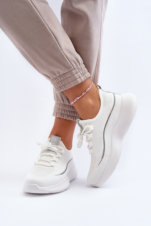 Dámske športové topánky Big Star NN274662 Biele