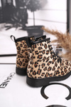 Dětské Boty Se Zipem Leopard Dafne