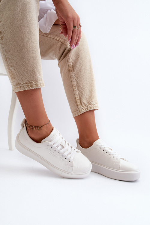 Ľahké dámske tenisky Big Star NN274322 Memory Foam System Biele