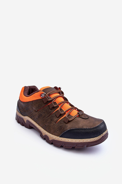 Nízke pánske hnedé trekkingové topánky Orlando