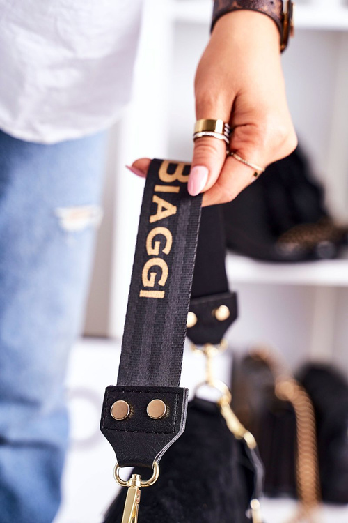 Laura Biaggi Black Black Batga Batga Bag