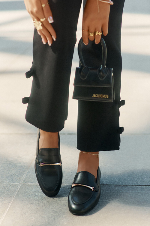 Kožené Polobotky Mokasiny Dámské Maciejka K6809-01 Černé