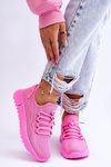 Dámske posuvné športové topánky Ružové Rosett