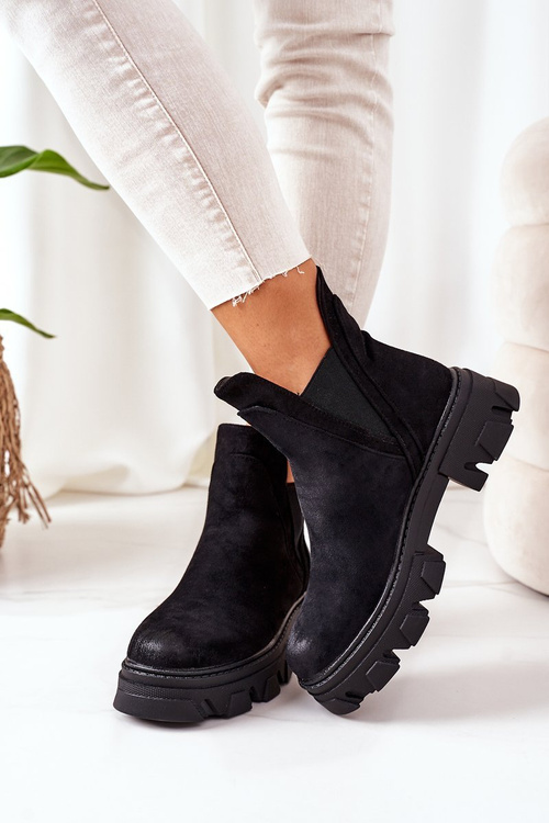 Izolované topánky čierny dobrý dobrý nápad