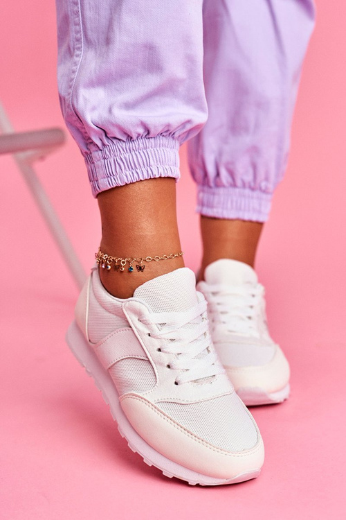 Dámske športové topánky biele určenie