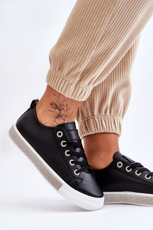 Dámské nízké tenisky Černý a bíle Demira