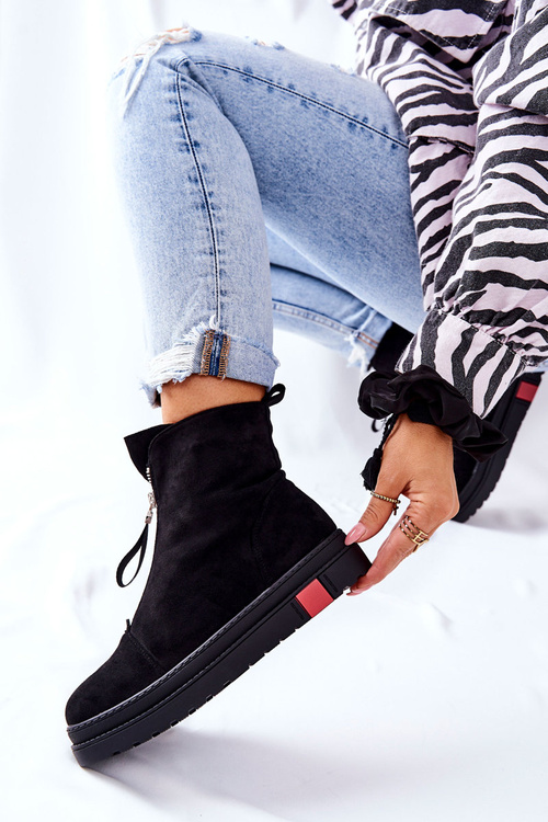 Dámské Kotníkové Boty Na platformě Černá Charlee