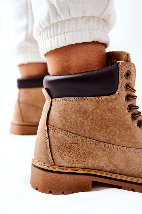 Dámské Oteplovačky Trappers Béžové Crush