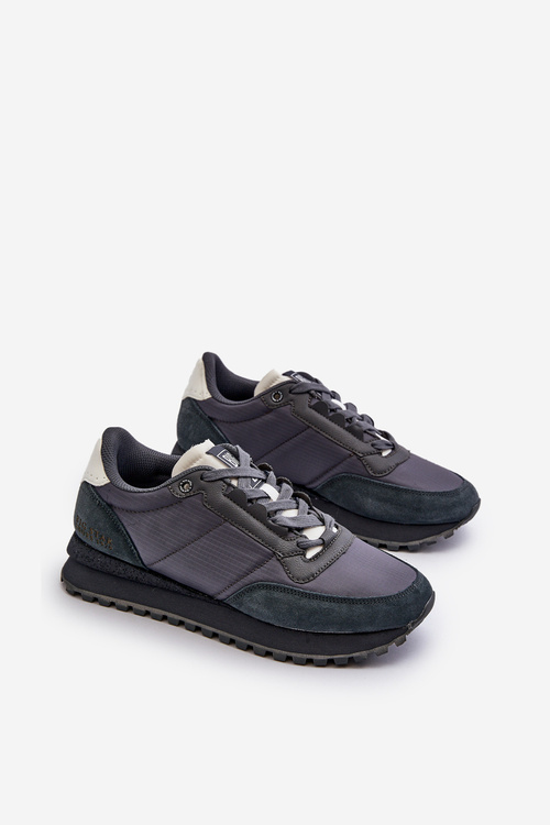 Pánske tenisky s pamäťovou penou Memory Foam System Big Star NN174326 tmavomodré