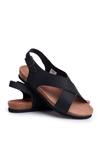 Dámska veľká hviezda Sandals Black FF274621
