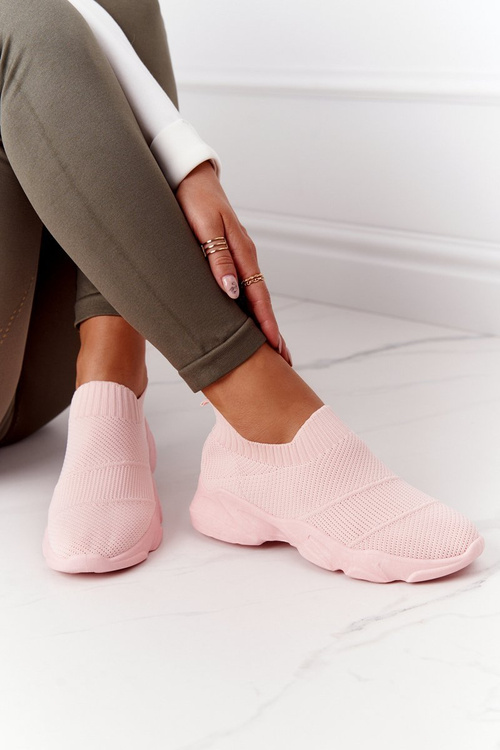 Dámské Tenisky Slip-on Růžové Yoga Class