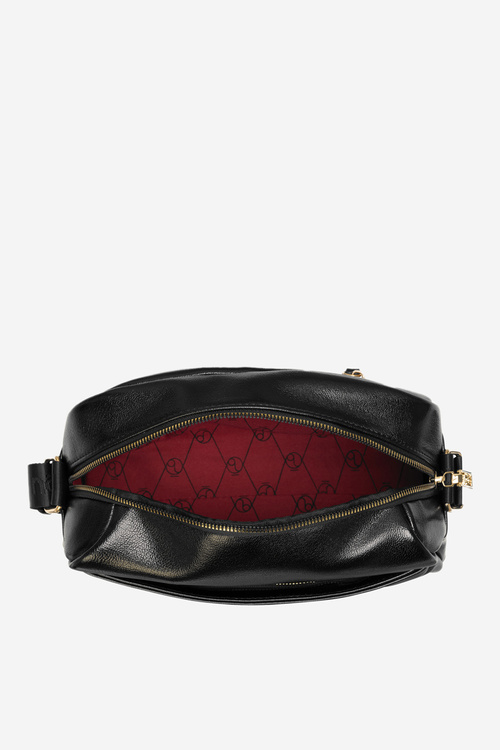 Kožená kabelka přes rameno NOBO NBAG-R3020-C020 Černá