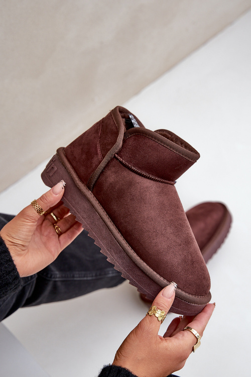 Sněhule Na Platformě Dámské D.Franklin DFSH370010 Čokoládové